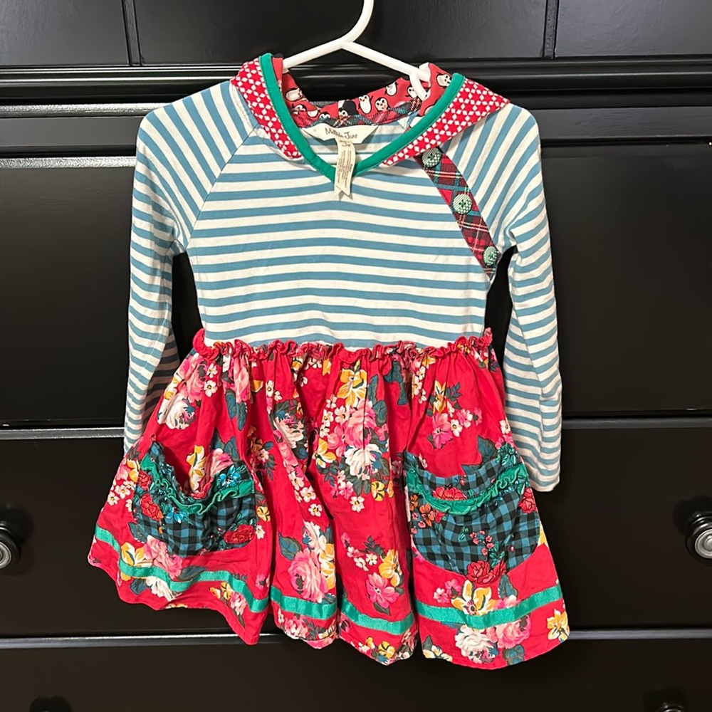 Matilda Jane Size 2 Christmas Top